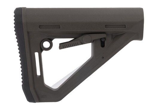 The Magpul DT Carbine stock features a QD sling swivel.